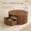 Table basse ronde cannelée Caston-813097793-813097806
