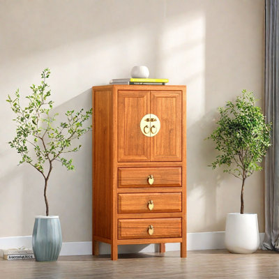 Solid  Camphor Wood Entryway Cabinet