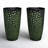 23.75"H Set Of 2 Oversized Eco-Friendly PP And Stone Honeycomb Textured Green Tall Plastic Planter-107079638