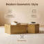 Ensemble de 2 tables basses Modern Geometric
