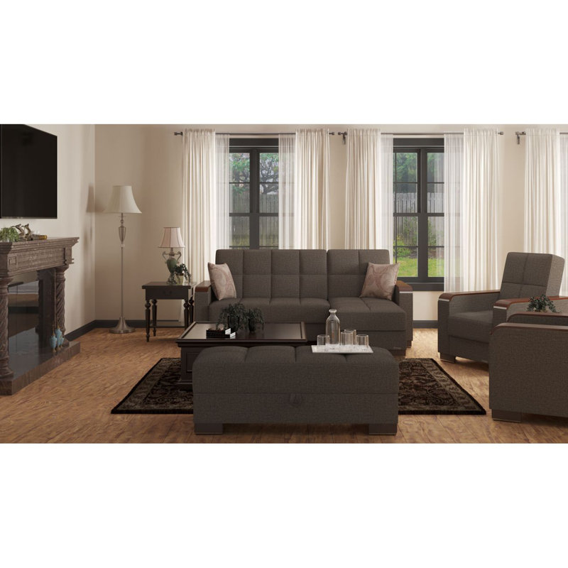 Repose-pieds Modern Living, Brun