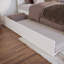 Lit plateforme en bois massif Jeinny avec pied et gigogne assortis-835714337-835714336