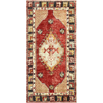 Yastic One-of-a-Kind 2'6" X 4'11" 1960s Wool Area Rug in