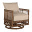 Newport Swivel Patio Chair with Cushions-83260303-97429400