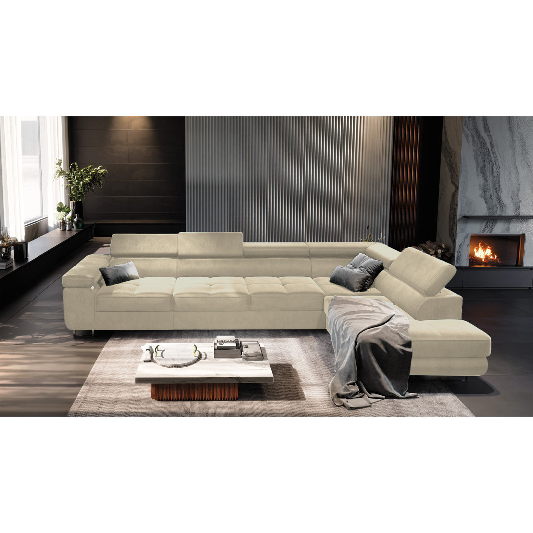 Ecksofa Escanaba mit Bettfunktion