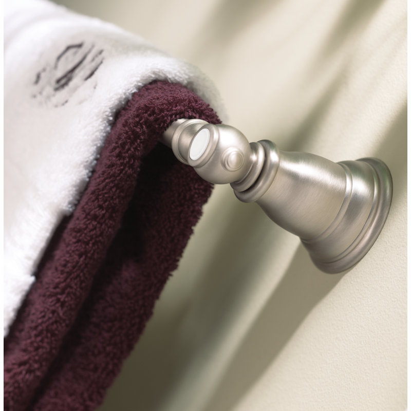 Kingsley Wall Mounted Towel Bar, Brushed Nickel/18"