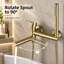 Robinet de baignoire mural-109767566