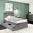 Decimus Solid Wood Platform Storage Bed-95422232-95422233