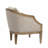 Classic Solid Wood Accent Chair with Durable Polyester Upholstery and Elegant Design for Comfortable Seating