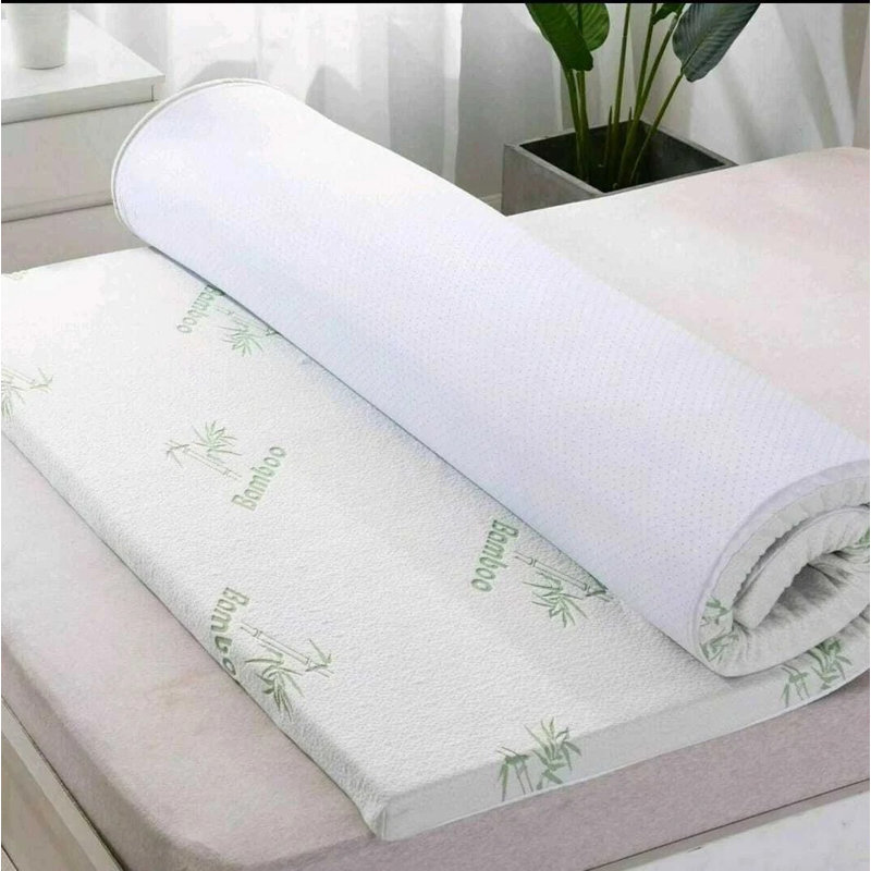 Bamboo Mattress Topper 2" Inch (5Cm) Quality Memory Foam Thick All Sizes, King