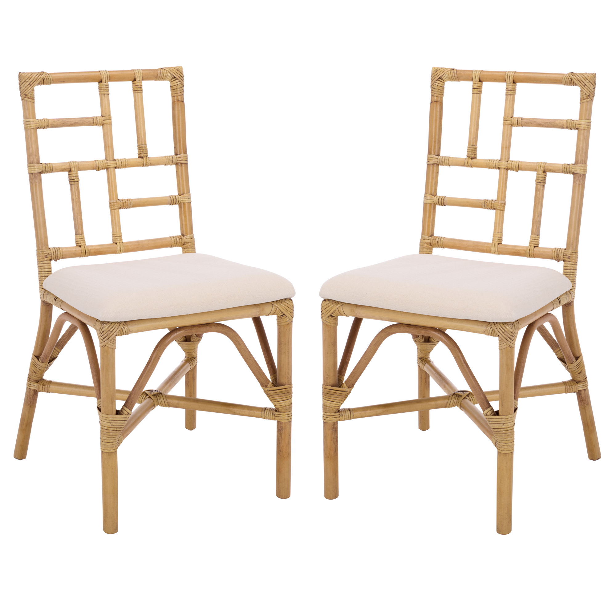 46.99Cm Wide Parsons Chair, Honey Brown Wash