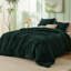 Ensembles d'édredon pour grand lit - 3 pièces de literie en molleton noir moelleux, esthétique rayée confortable pour les chambres modernes et les chambres d'amis, décoration intérieure de luxe toutes saisons-105492178-110437410