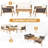 Jarif Acacia 8 - Person Patio Conversation Set with Cushions-189067884