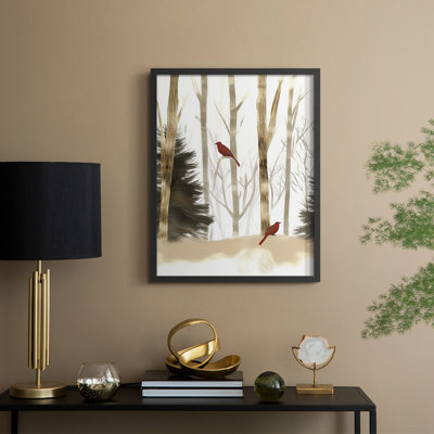 «Christmas Holiday Art CCL XXXVI», reproduction d'art encadrée - bois massif