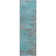 Premium Machine Washable Prisco Teal Rug