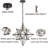 Moravian Star Pendant Lights Seeded Glass Shade-33763473-33763472