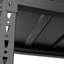 Étagère de garage réglable en métal H 63 po x l 67 po x P 23,7 po, noir