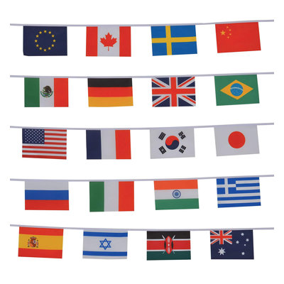 Chaîne de drapeaux internationale