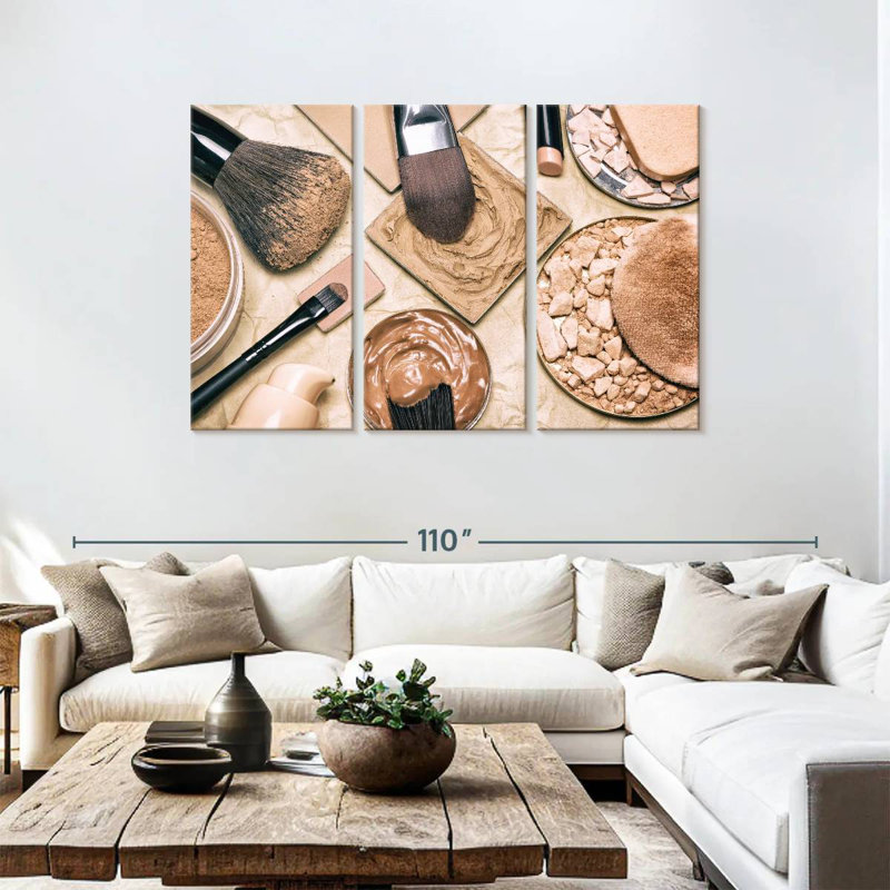 Shuttleworth Neutral Toned Makeup, 48" H x 74" W