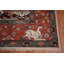 Grand tapis indien à motif animalier Ziegler
