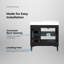 Meuble-lavabo simple 36 po Gabi-110352050