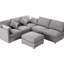 Upholstered 61.72 " Fabric Sectional