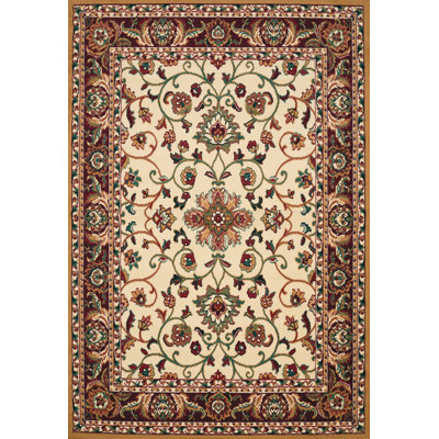 Tapis de style oriental crème Cherelle