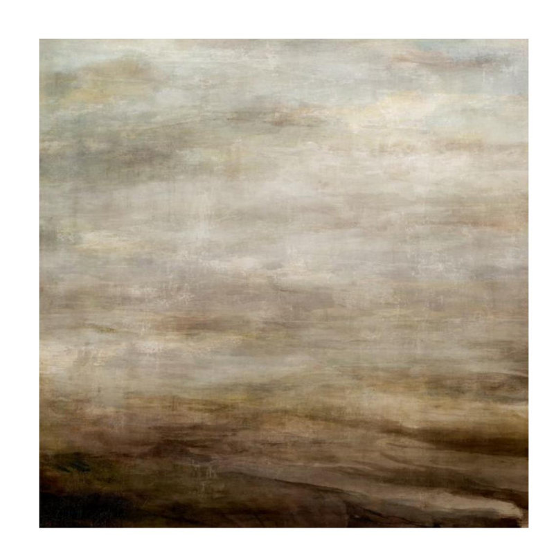 Misty Horizon Print by Elle Youngstrom, 24" H x 24" W x 1.5" D, Knife Gel