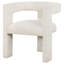 Verda White Upholstered Accent Side Chair