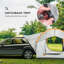 Tente de camping car pour 5 personnes avec empreinte, mouche, sac de transport et piquets