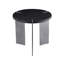 Table basse ronde en bois de chêne noir et pieds en métal noir-482367948-482367951