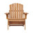 Oversized Outdoor Wooden Folding Adirondack Chair-917625450