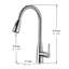 Robinet d'évier de cuisine à poignée simple en acier inoxydable avec bec pivotant sur 360 ° Topcraft-88766091