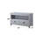 Eleanor Dove Gray Finish Sofa Table