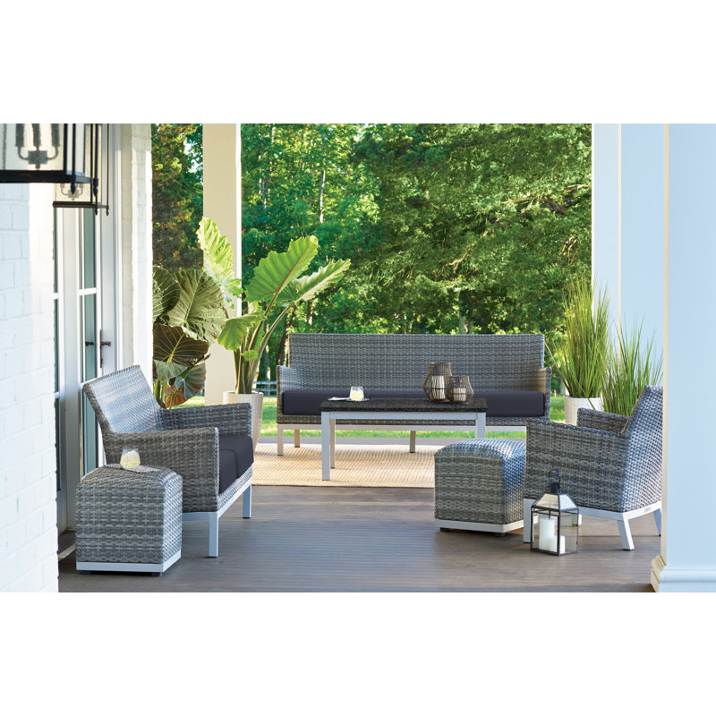 Saleem Outdoor - Piece Conversation Set, Midnight Blue