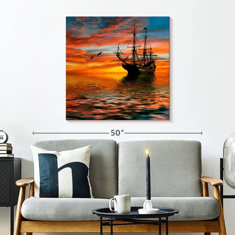 Mehar Evening Sky Over Ship