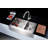 Elysian 35.88'' L Double Bowl Stainless Steel Kitchen Sink