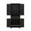 Élégante armoire de rangement pour salle de bain avec tiroir et tablette réglable-114234579