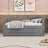 Three Drawers Upholstered Daybed with Trundle-1266376238-1266376225