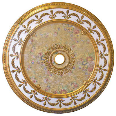 Motif floral rond rond 51 po
