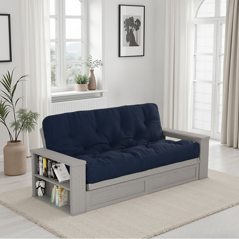 Matelas de futon en mousse viscoélastique imprégnée de gel Mcgrane Barkingside - Fabriqué aux États-Unis, certifié CertiPUR-US, cadre non inclus