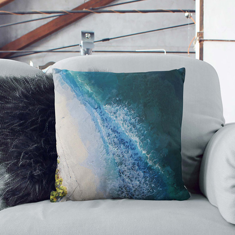 Square Throw Cushion, 55cm H x 55cm W x 20cm D