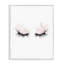Giclée encadrée de maquillage et de cils rose pastel, design par Christine Simpson Art-45772722-45772726