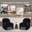 Upholstered Home Theater Recliner Sofa Seat-114360029