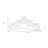 5" Clear Crystal Geometric Tabletop Candelabra Candle Holder