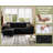 78'' Upholstered Sofa Couch With Movable Ottoman-113069409