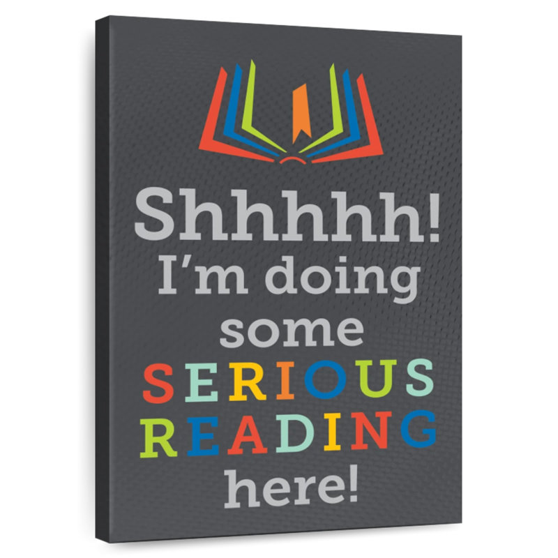 Senne Serious Reading V, 24" H x 16" W