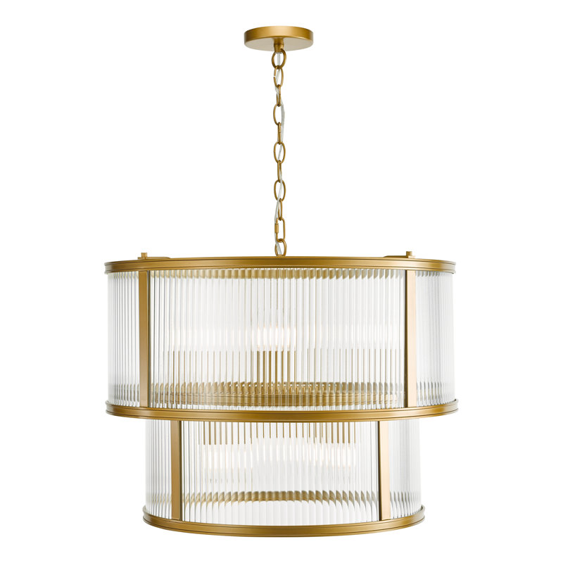 6 - Light Pendant, Satin Bronze