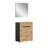 Chertsey 1 Drawer 80cm W Combo Dresser with Mirror