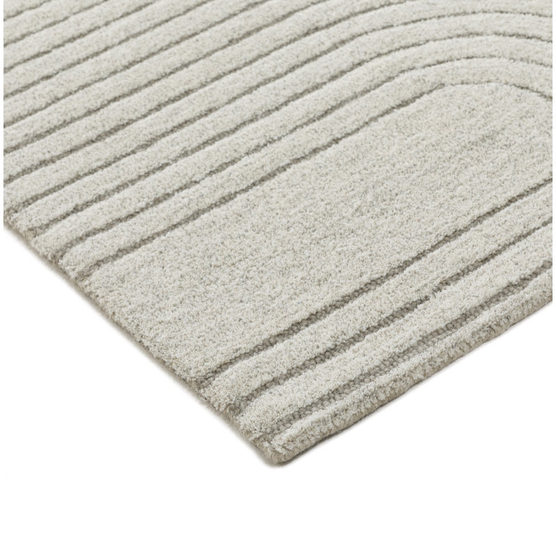 Helaine Hand Tufted Wool Abstract Indoor Rug, Runner 2'6" x 8'